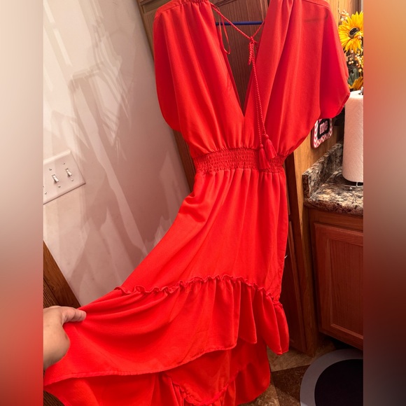 Fying Tomato Orange maxi dress - Picture 3 of 7